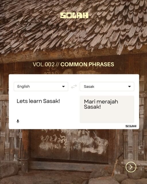 Sasak is more than a language—it’s a living record of Lombok’s culture, carrying its values, stories, and social fabric through generations.As visitors, by learning Sasak, we don’t just learn words—we honour the island and the people who call it home. 🌺💗